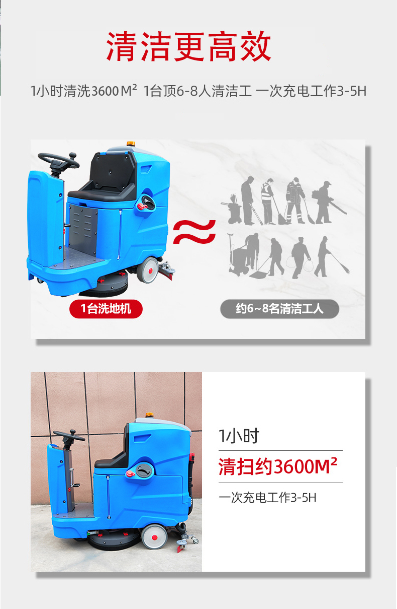 克拉玛依驾驶式洗地机更适合用在高铁站
